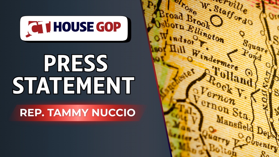 Rep. Nuccio, Tolland Legislative Delegation Issue Response to Judicial Branch Decision Regarding Juvenile Detention Facility